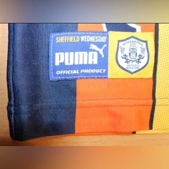 Hillsborough Sheffield Wednesday 1997/1998 Football Shirt Jersey 32-34 Puma - Picture 5 of 7